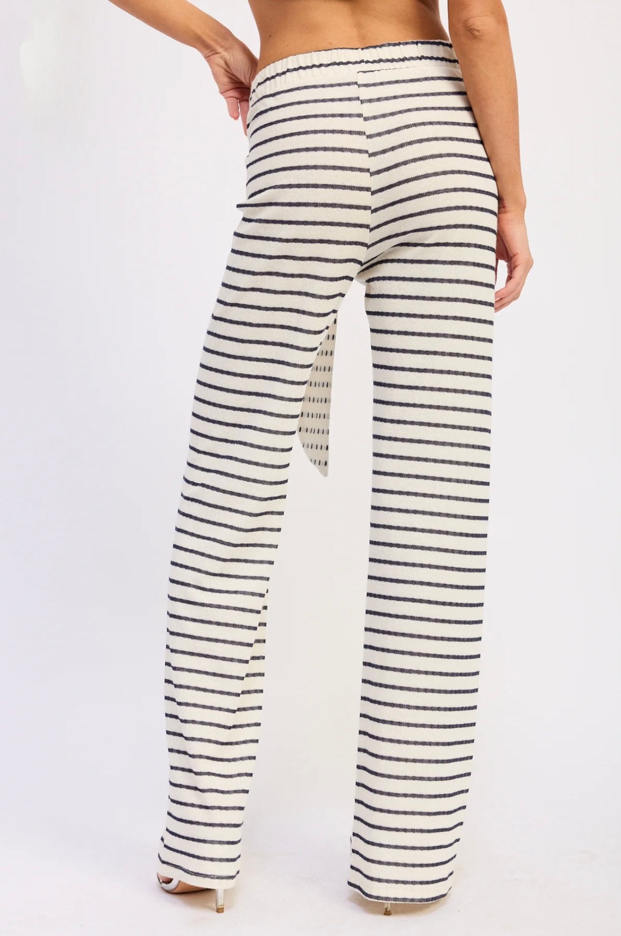 DEVIN - Low Rise Knit Pants