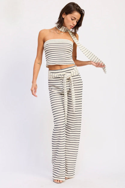 DEVIN - Tube Top & Scarf