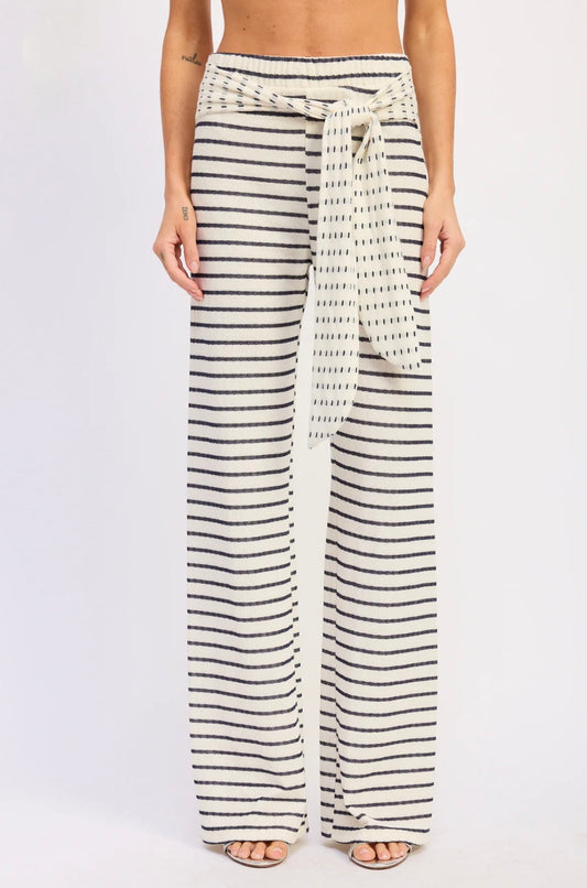 DEVIN - Low Rise Knit Pants