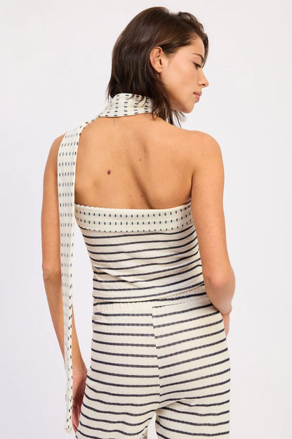 DEVIN - Tube Top & Scarf